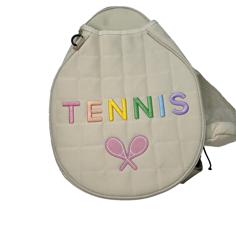 NZNDB Tennis Bags for Women Girl, Tennis Sling Crossbody Backpack, Water Resista